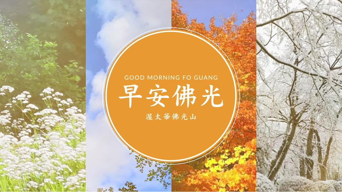 Daily Dharma: Good Morning Fo Guang 