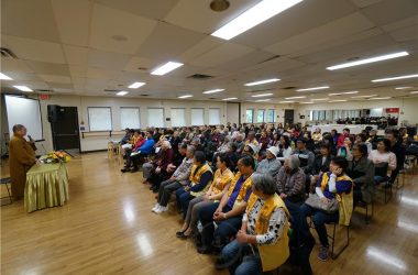永固法師在Kanata Seniors’ Centre主講「三四五的人生哲學」